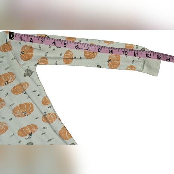 Little Planet by Carter's Boy Girl Organic Cotton PJs 2pc Harvest Pumpkins Sz 3T - Picture 12 of 16